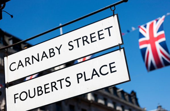 London street signs