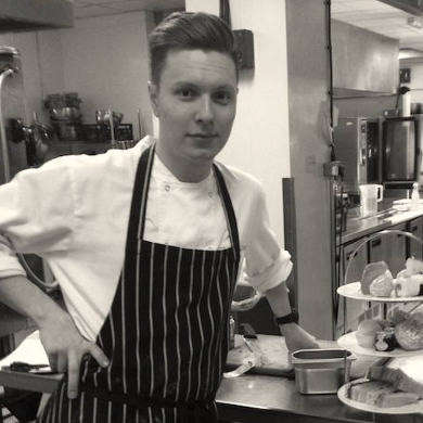  Chris Rutherford, a Junior Sous Chef at The Bristol 