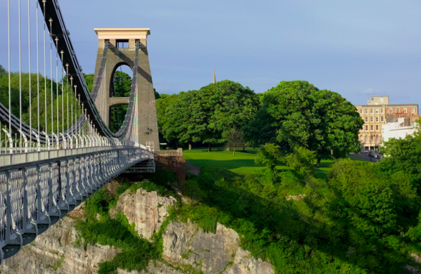 Clifton Suspension bridge in Bristol City