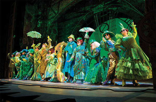 Cast from the musical Wicked
