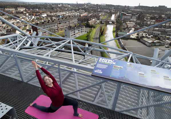 Take a yoga class in the sky at the Croke Park Etihad Skyline tour, where you can also take sunset walks and guided tours. 
