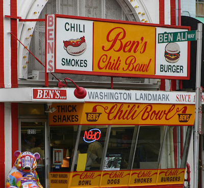 Ben's Chili Bowl is a Washington institution, where you can find the city's best budget food. The Dupont Circle Hotel is a short distance away. 