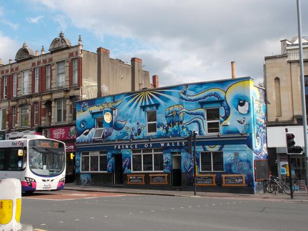 The Prince of Wales, Stokes Croft by Shrinkin'Violet