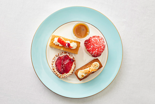 Selection of Afternoon Tea delights in The Kensington