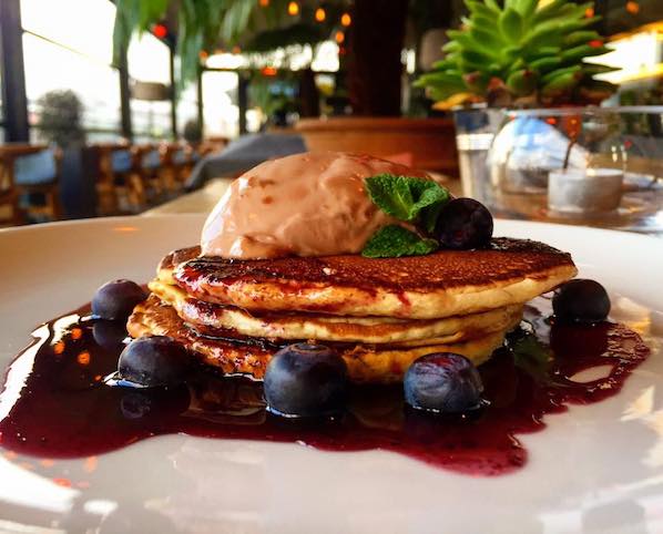 This year, the pancakes for Pancake Day are served with a Nutella mascarpone and berries at The River Lee hotel in Cork. 