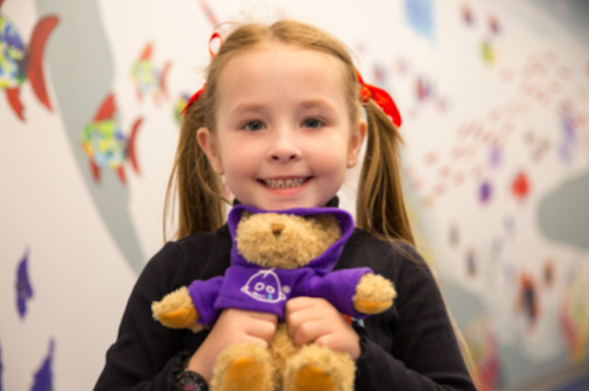 the great ormond street hospital charity fundraising with the doyle collection and the bloomsbury young girl with bear