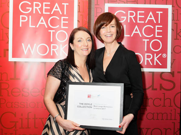The Doyle Collection was voted one of the Great Places to Work in the world, the only hotel group in its category. 