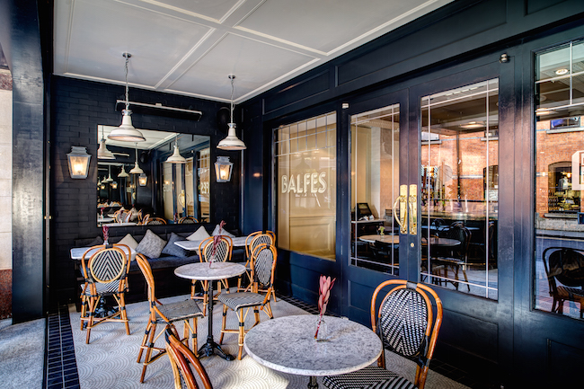 The terrace at Balfes is the perfect place for an al fresco lunch in Dublin, with great value specials each day. 