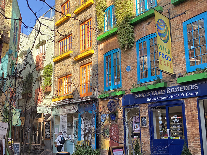 Exterior of Neal's Yard