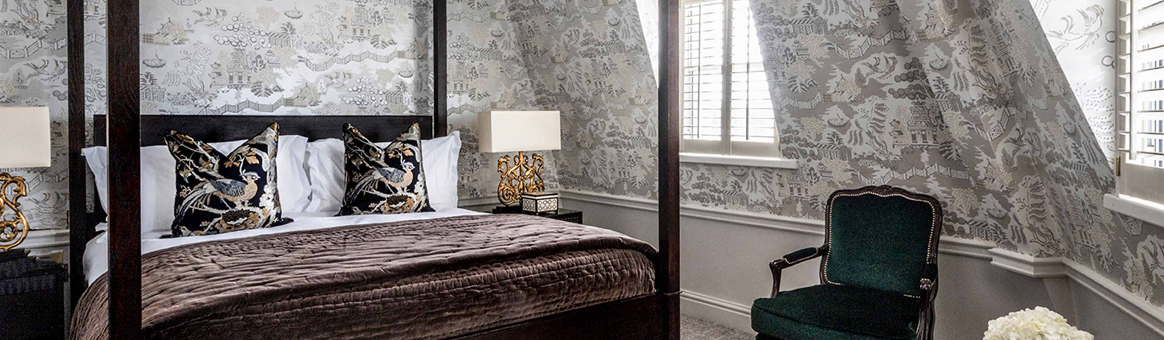 Luxury bedroom suite at The Kensington 