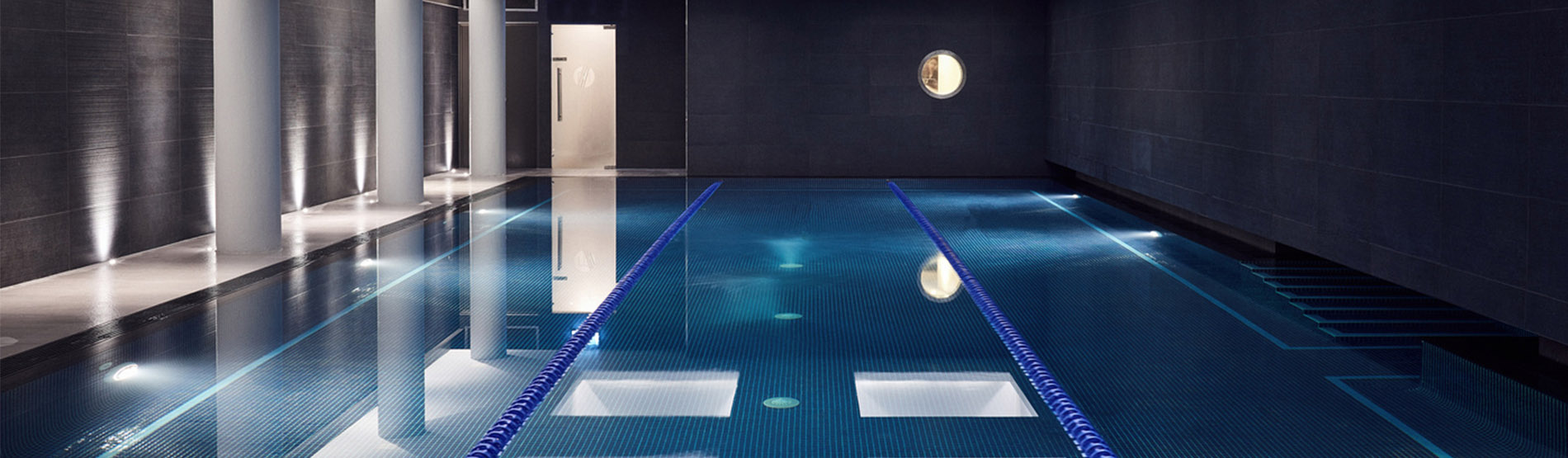The swimming pool at The Marylebone