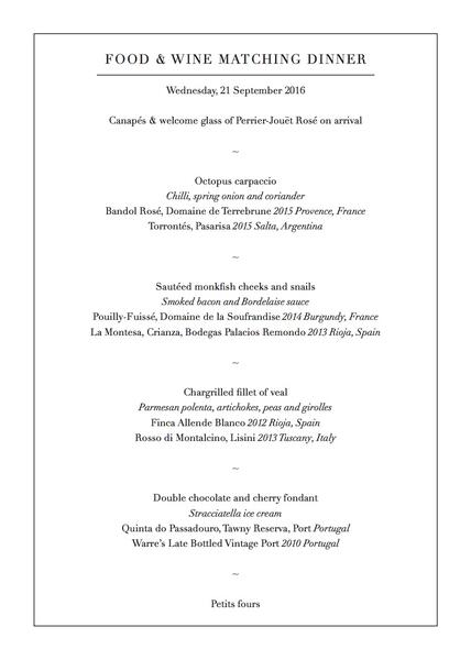 Town House_FOOD  WINE MATCHING DINNER 21 09 2016_A5